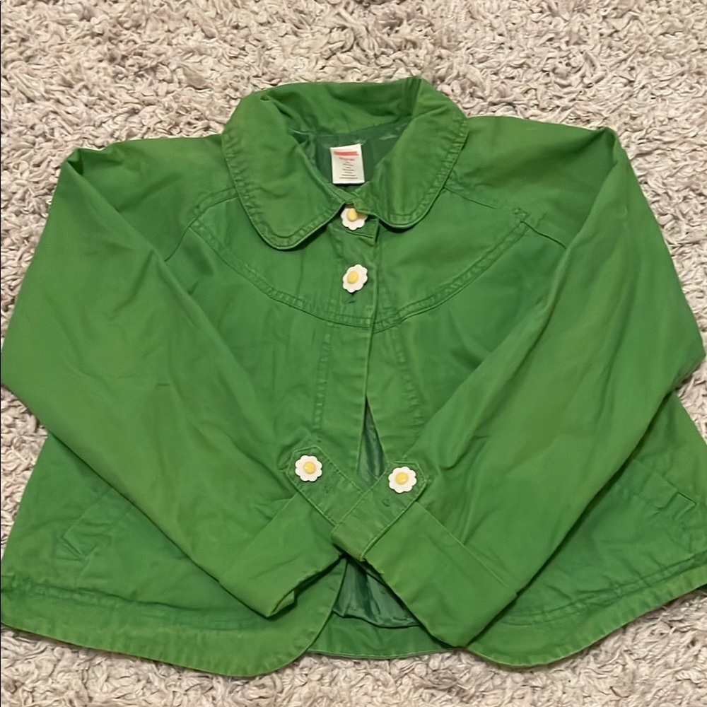2010 Gymboree “A Pop of Daisies” Long Sleeve Daisy Jacket, Size M (7-8)